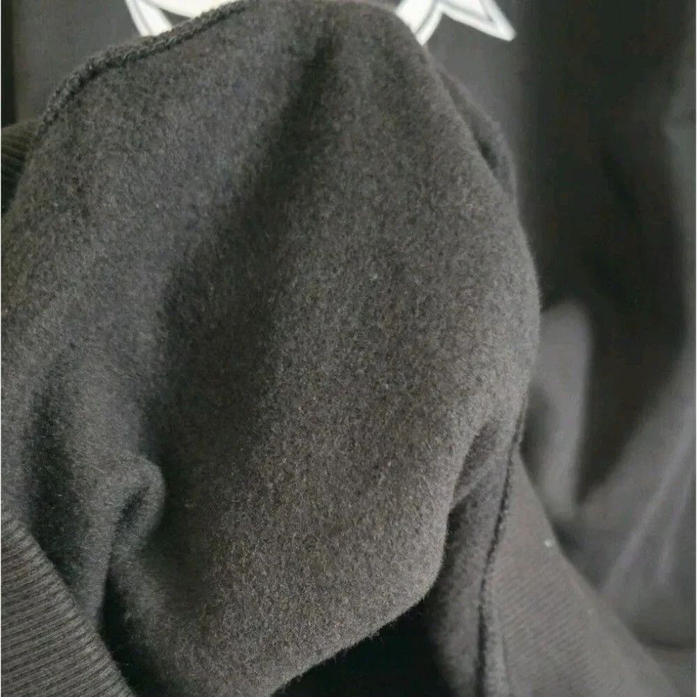 Dixxon Flannel Crewneck Sweater Fleece Men's Xl Black Long Sleeve Nwt — image 7 of 8